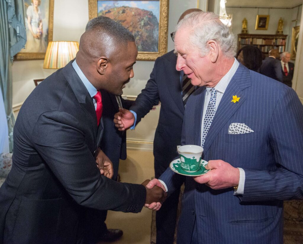 Prince Charles hosts Tevin Tobun and Powerlist delegation at Clarence House